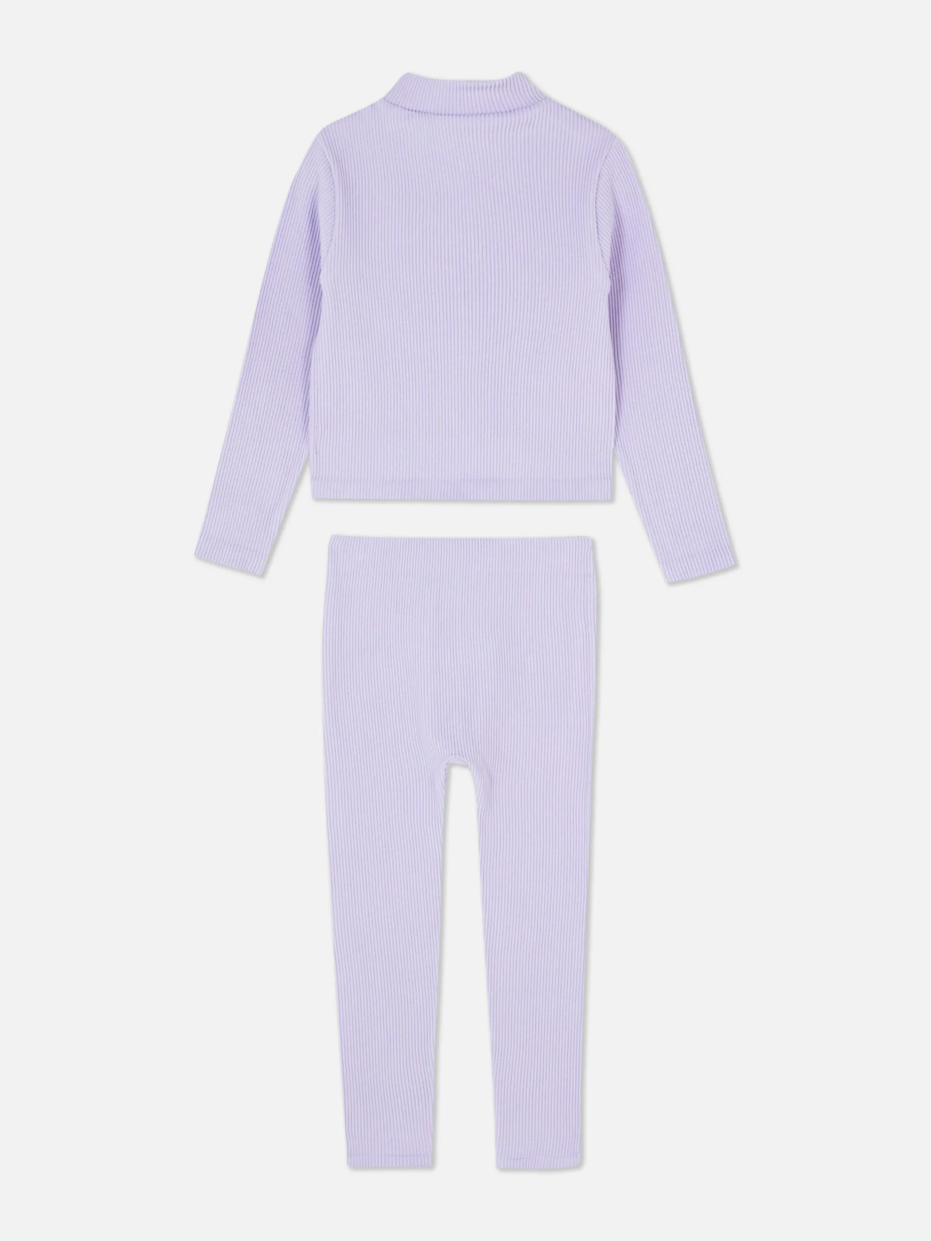 Seamless Ribbed Top And Leggings Set|Primark Sale