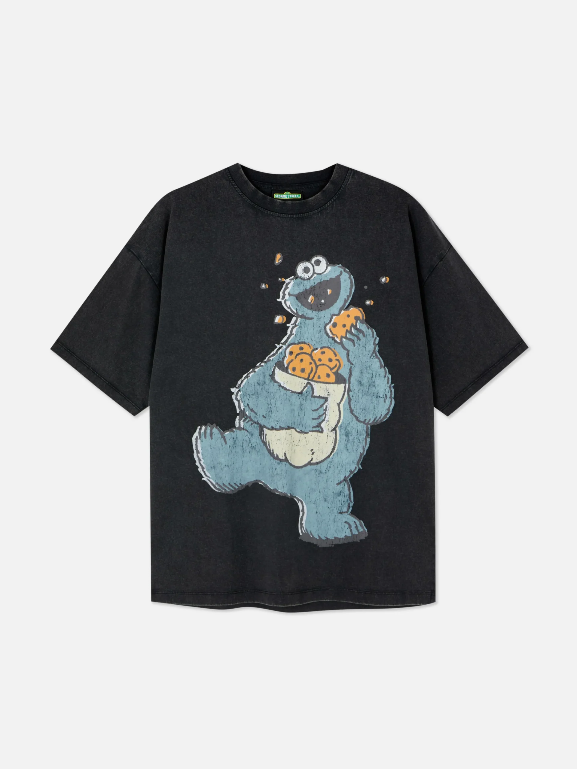 Sesame Street Cookie Monster T-Shirt|Primark New