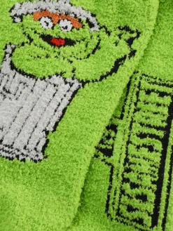 Sesame Street Oscar The Grouch Cozy Socks|Primark Outlet