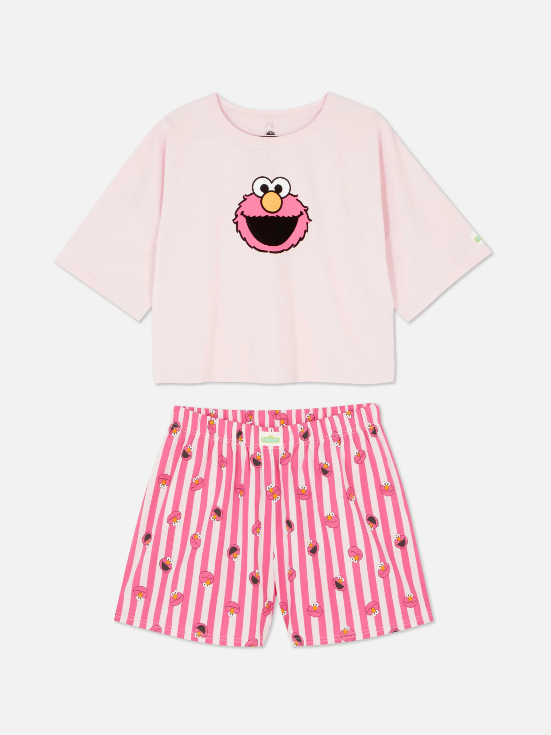 Sesame Street Shorts Pajama Set|Primark