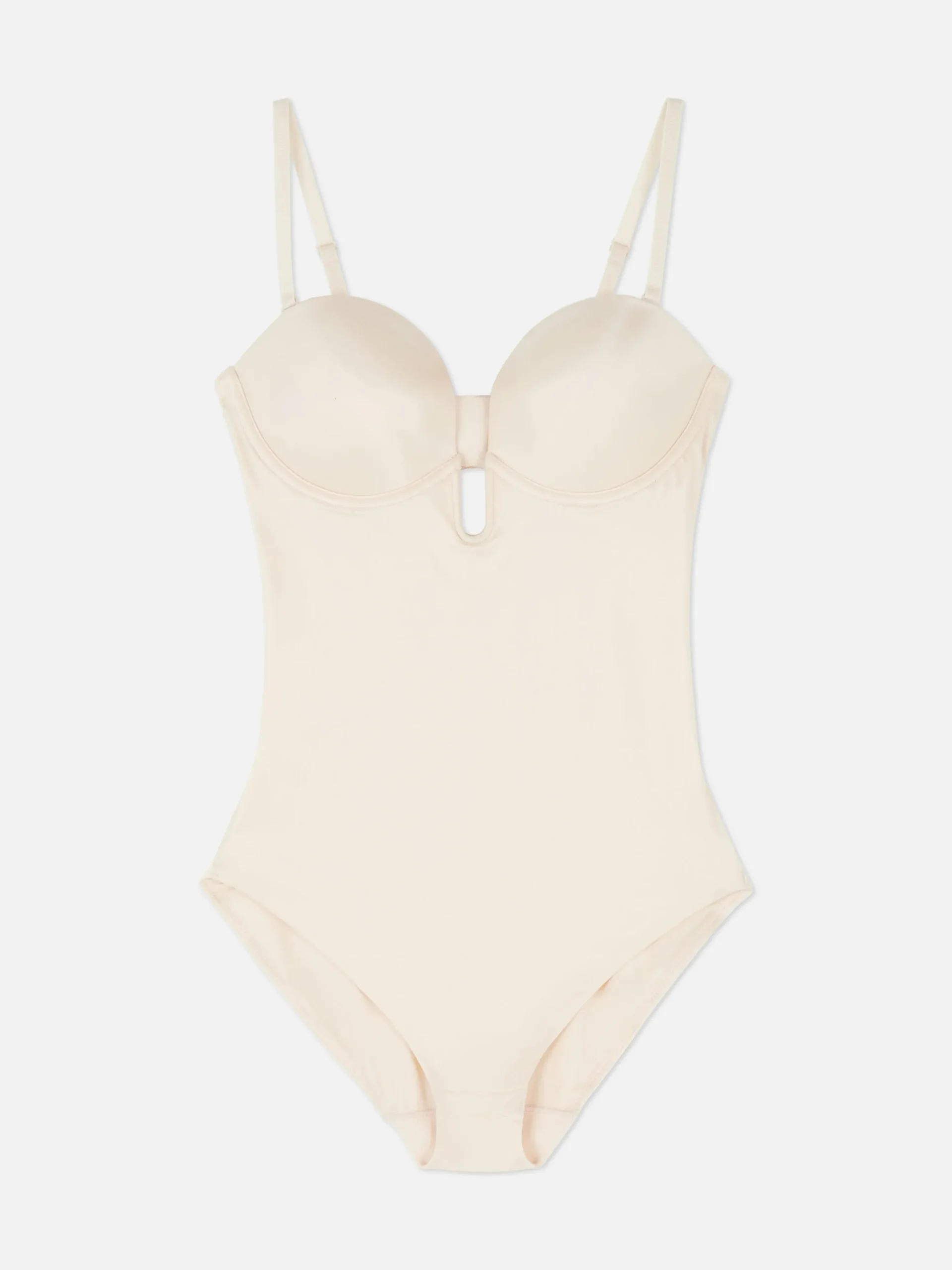 Shapewear Plunge Cupped Bodysuit|Primark Clearance