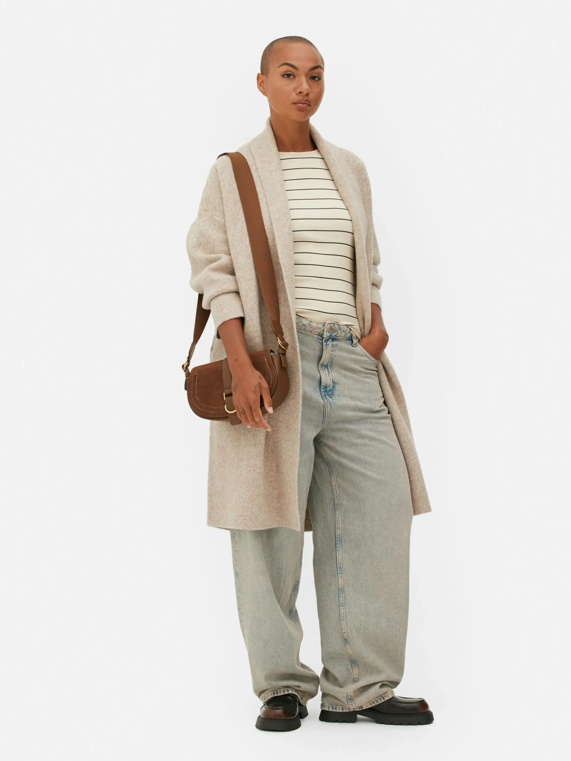 Shawl Collar Coatigan|Primark Outlet