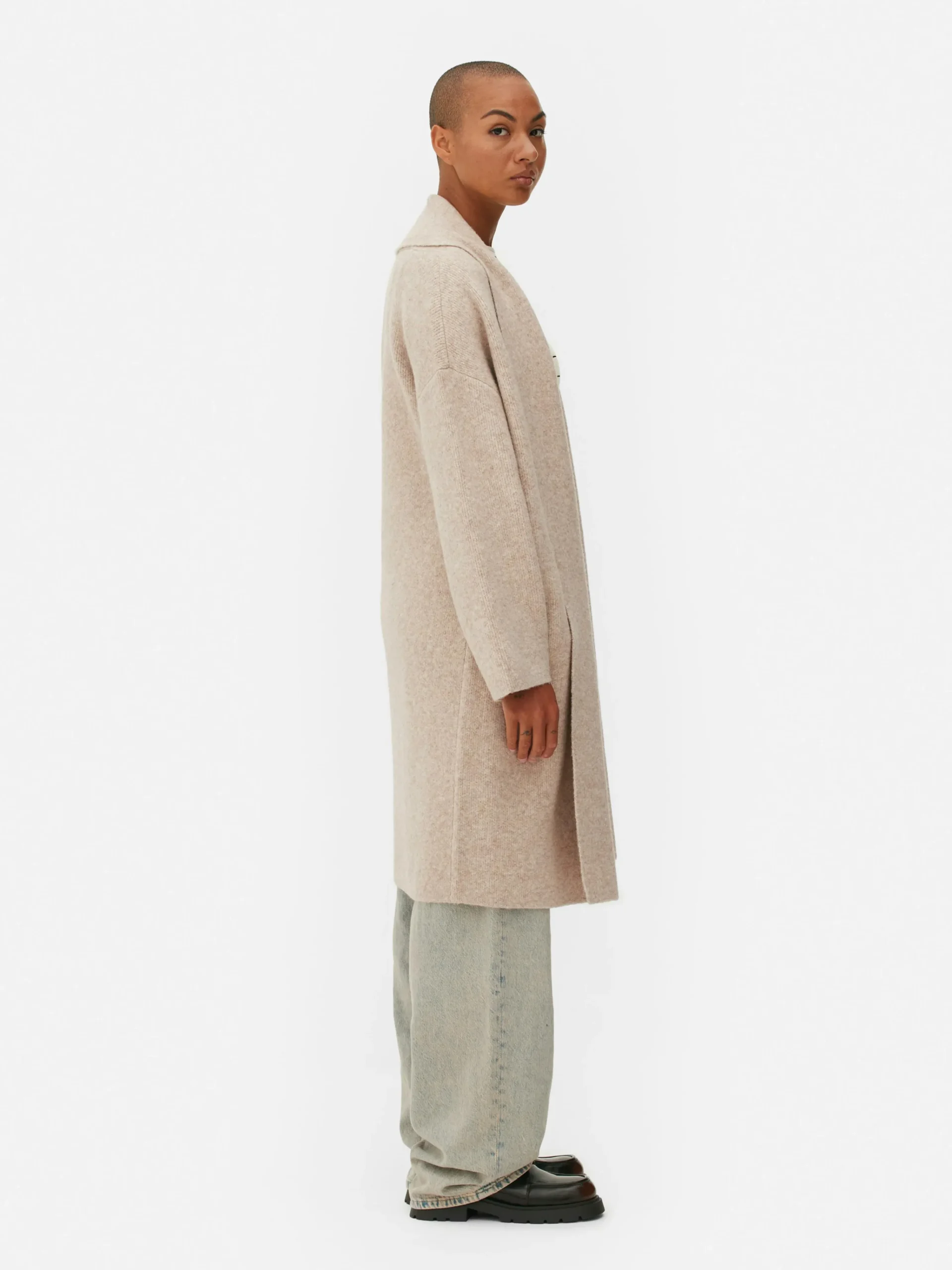 Shawl Collar Coatigan|Primark Outlet