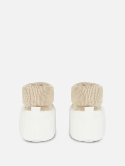 Sheep Sock Top Slippers|Primark New