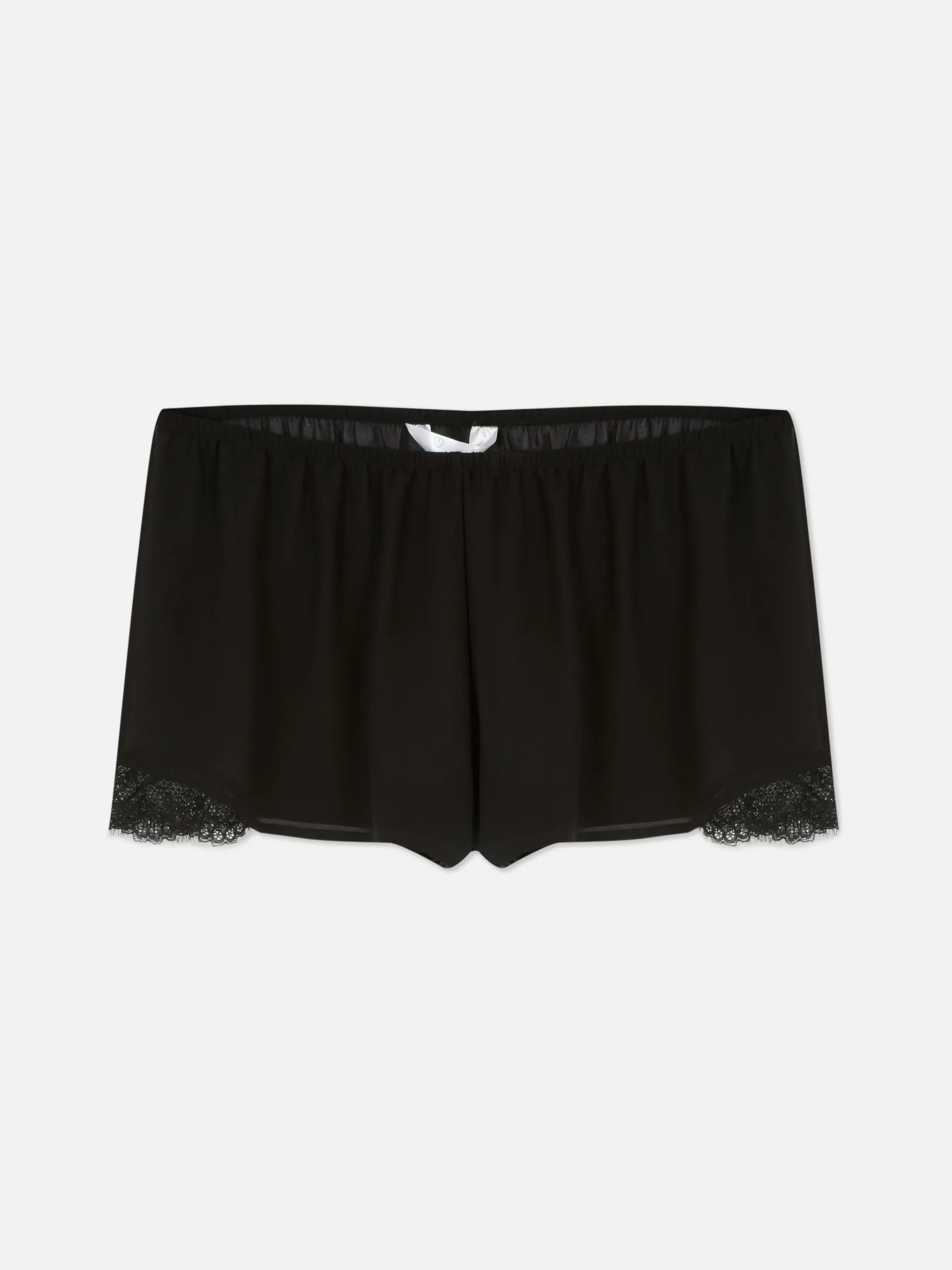 Sheer Mesh Lace Trim Pajama Shorts|Primark Clearance