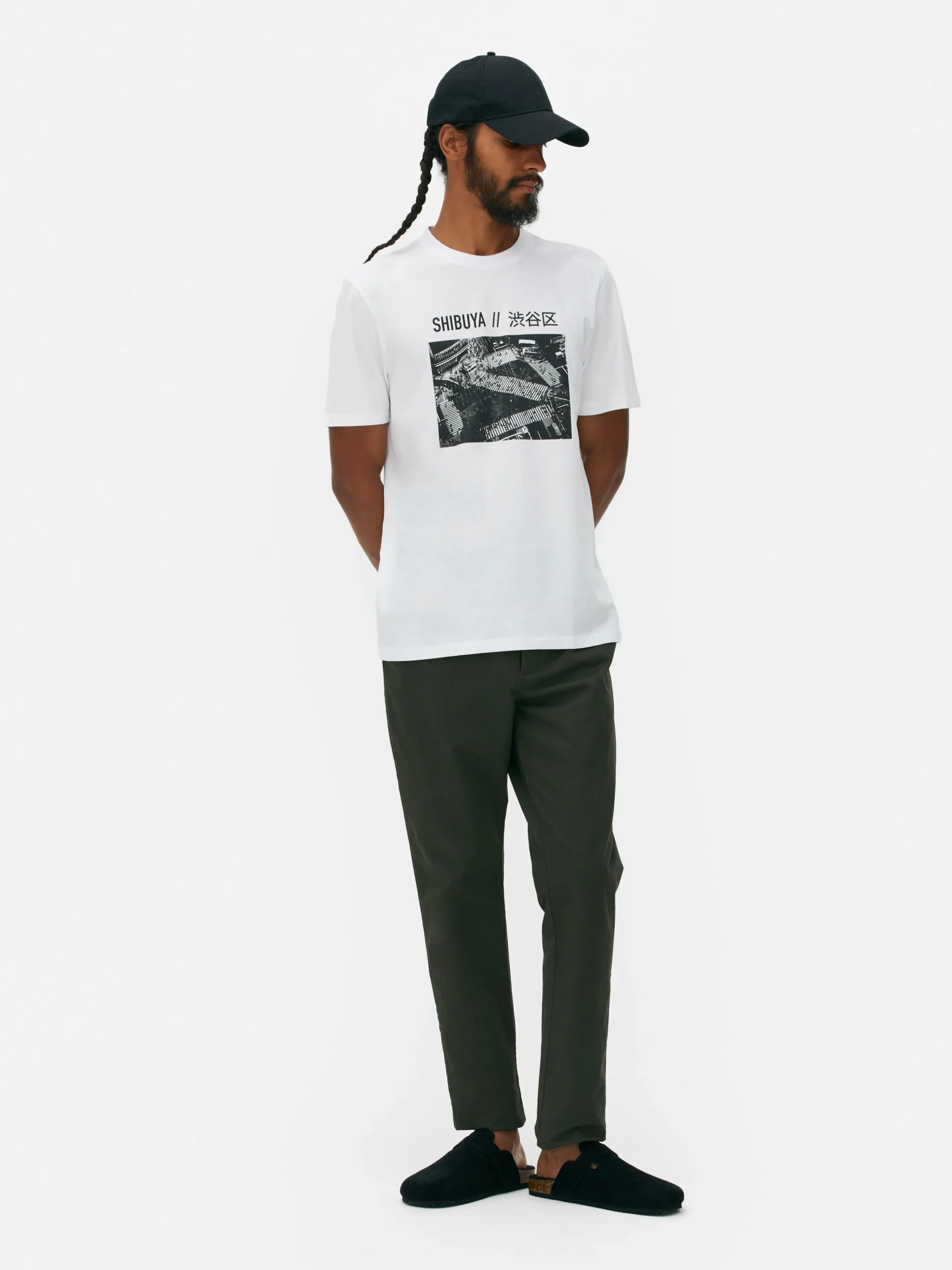 Shibuya Crossing Photography T-Shirt|Primark Clearance