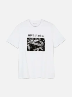 Shibuya Crossing Photography T-Shirt|Primark Clearance