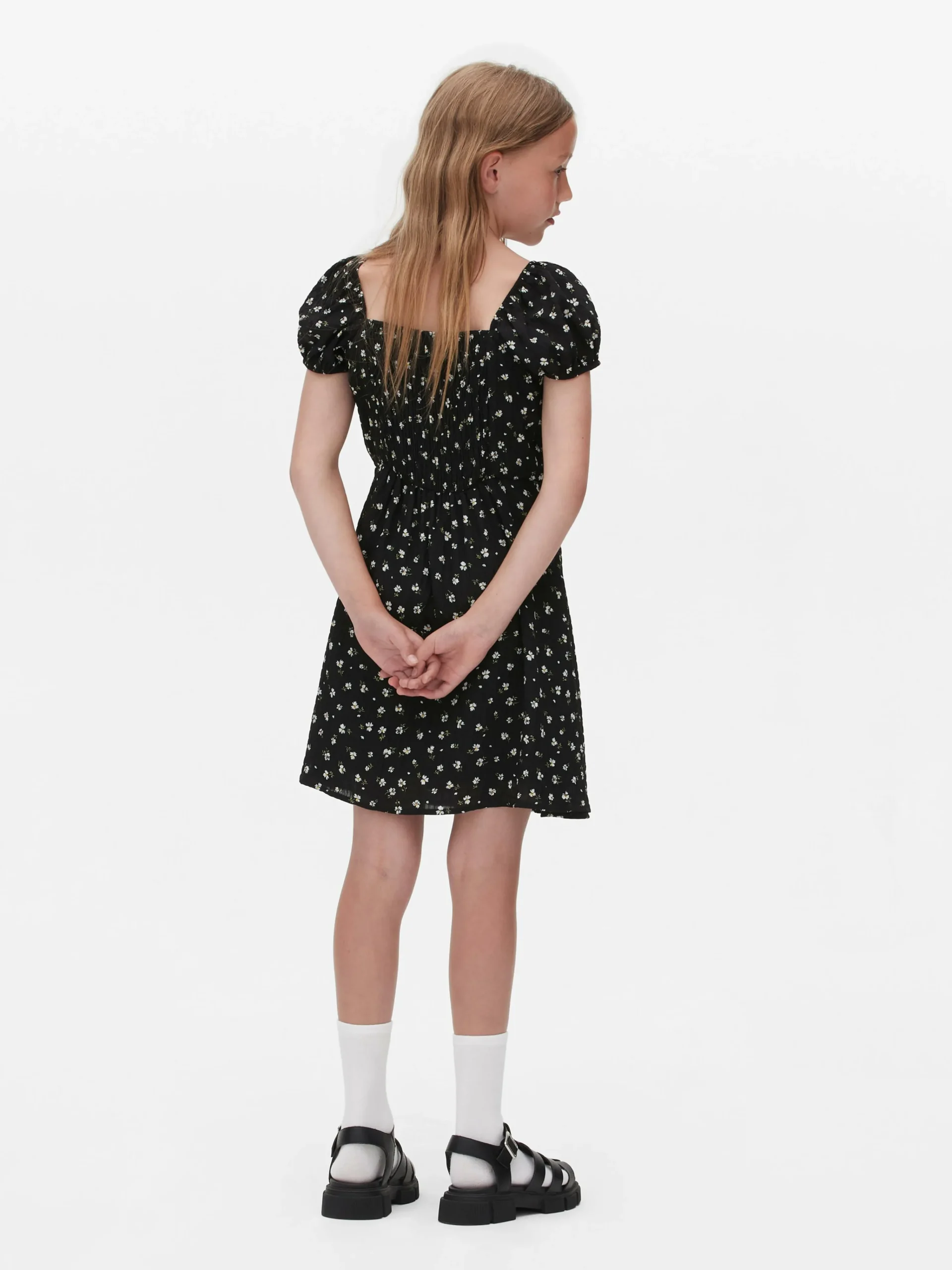 Shirred Floral Dress|Primark Best