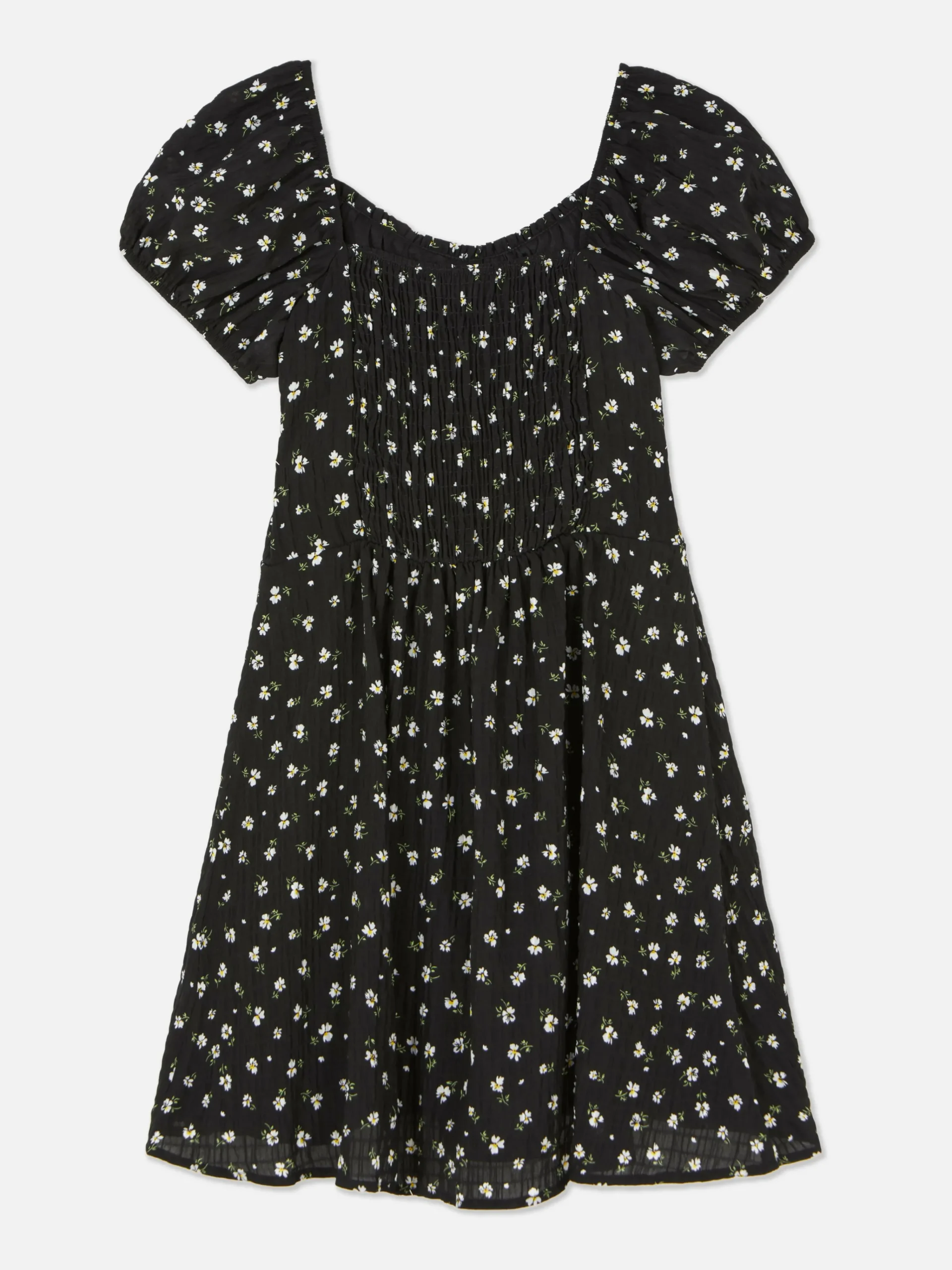 Shirred Floral Dress|Primark Best