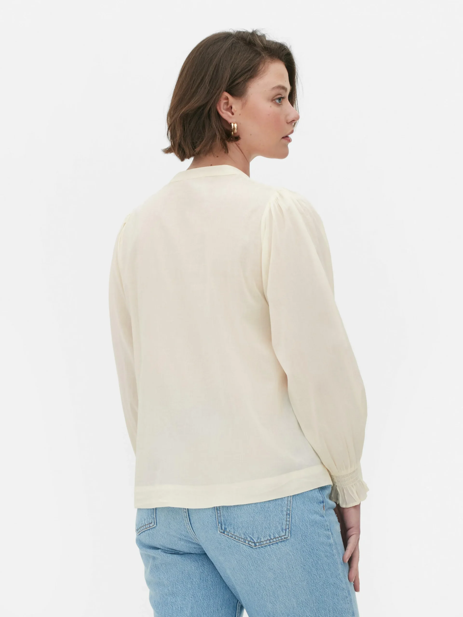 Shirred Smock Blouse|Primark Sale