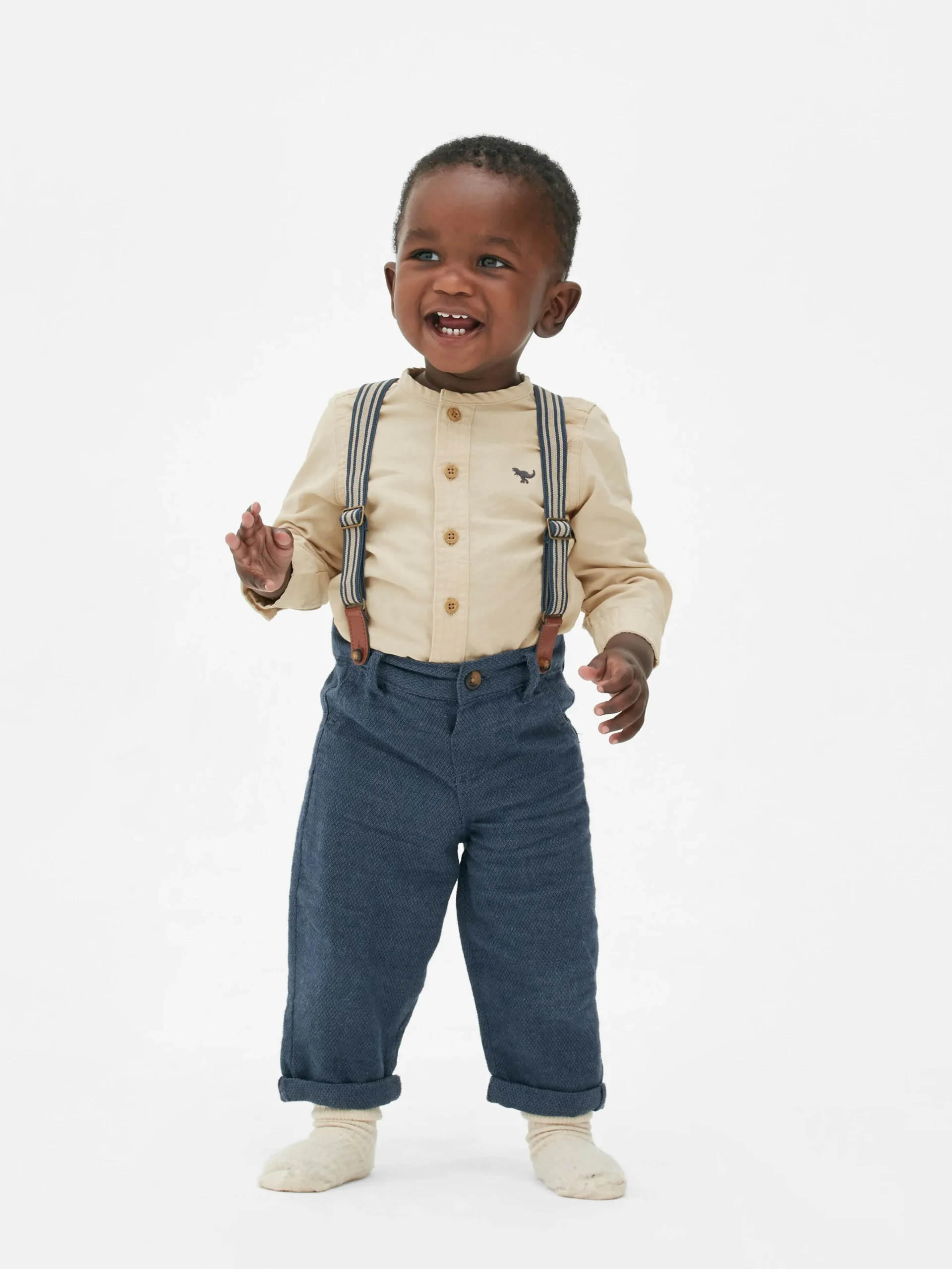 Shirt And Pants With Suspenders|Primark Best