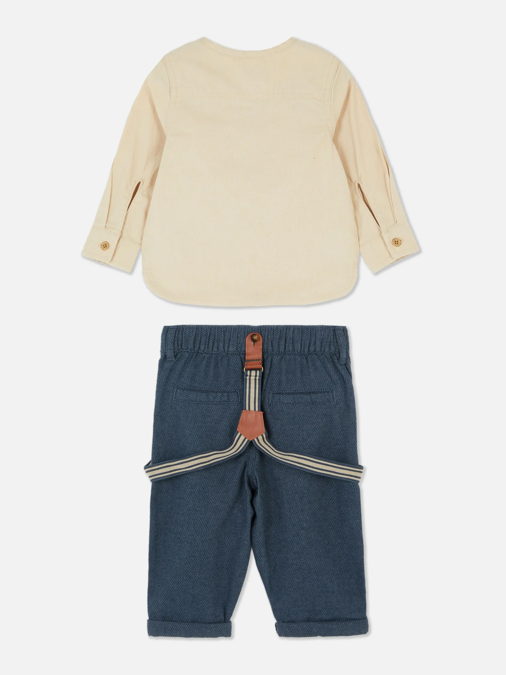 Shirt And Pants With Suspenders|Primark Best