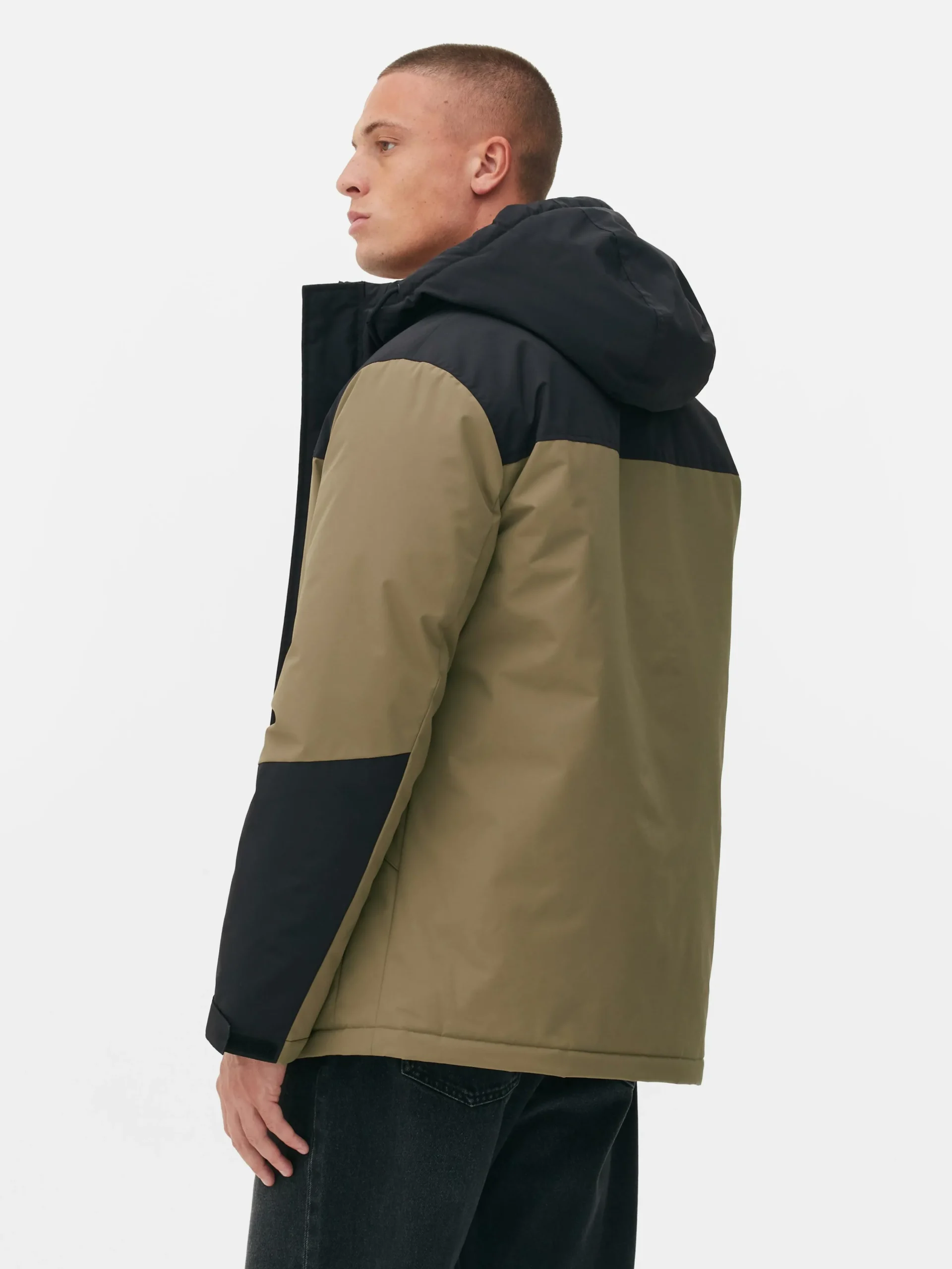 Short Color Block Coat|Primark