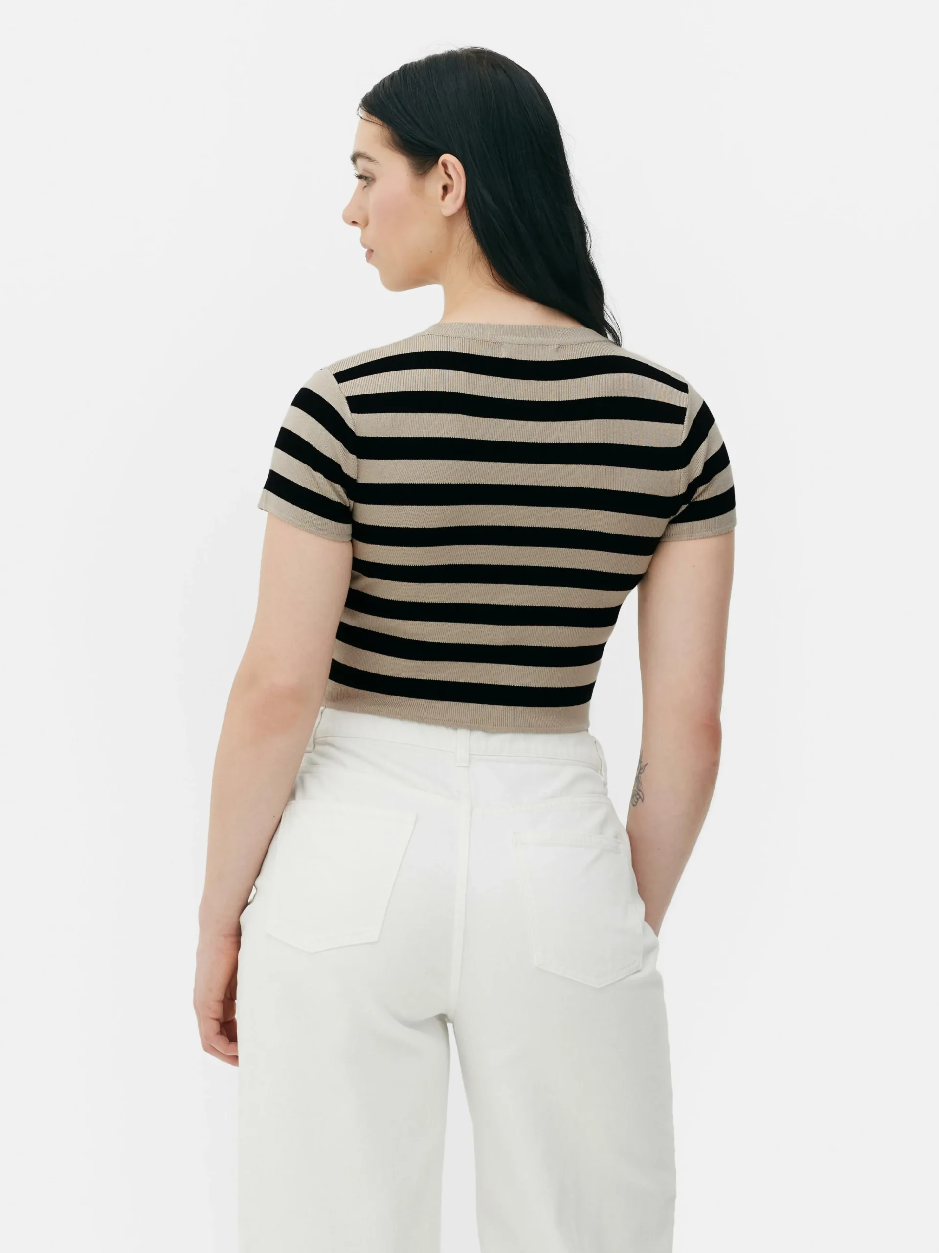 Short Sleeve Cropped Sweater|Primark Clearance