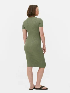 Short Sleeve Midi Sweater Dress|Primark New