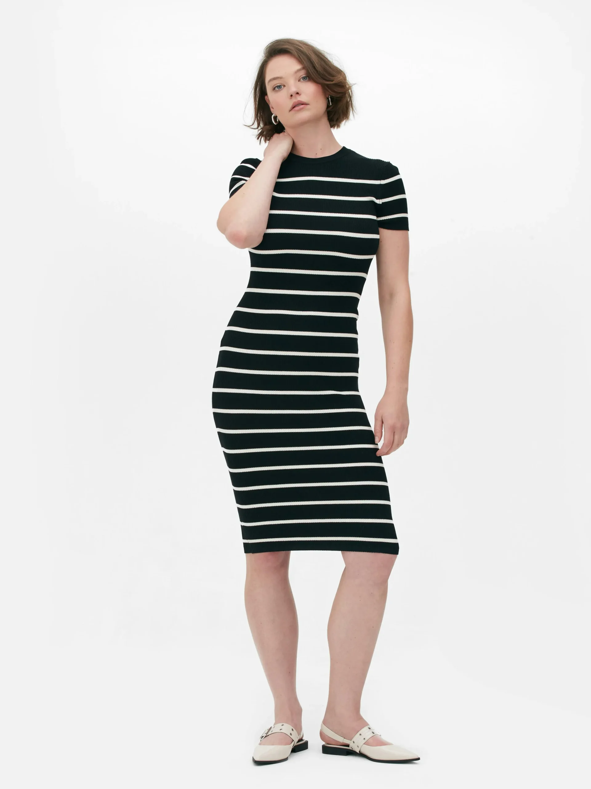 Short Sleeve Midi Sweater Dress|Primark Best