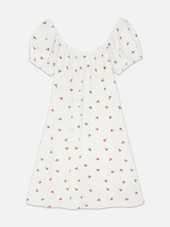 Short Sleeve Mini Dress|Primark