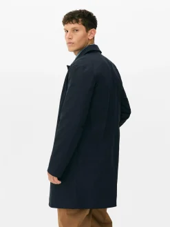 Single-Breasted Long Raincoat|Primark Discount