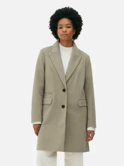 Single-Breasted Overcoat|Primark Discount