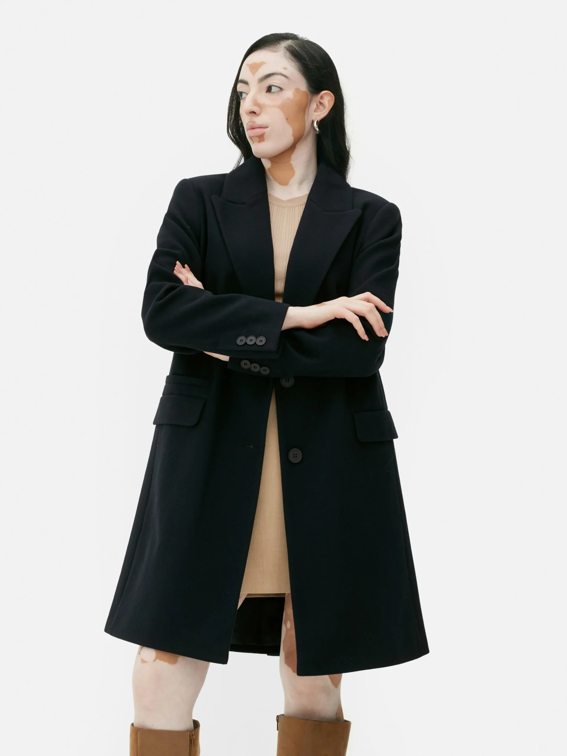 Single-Breasted Overcoat|Primark Hot