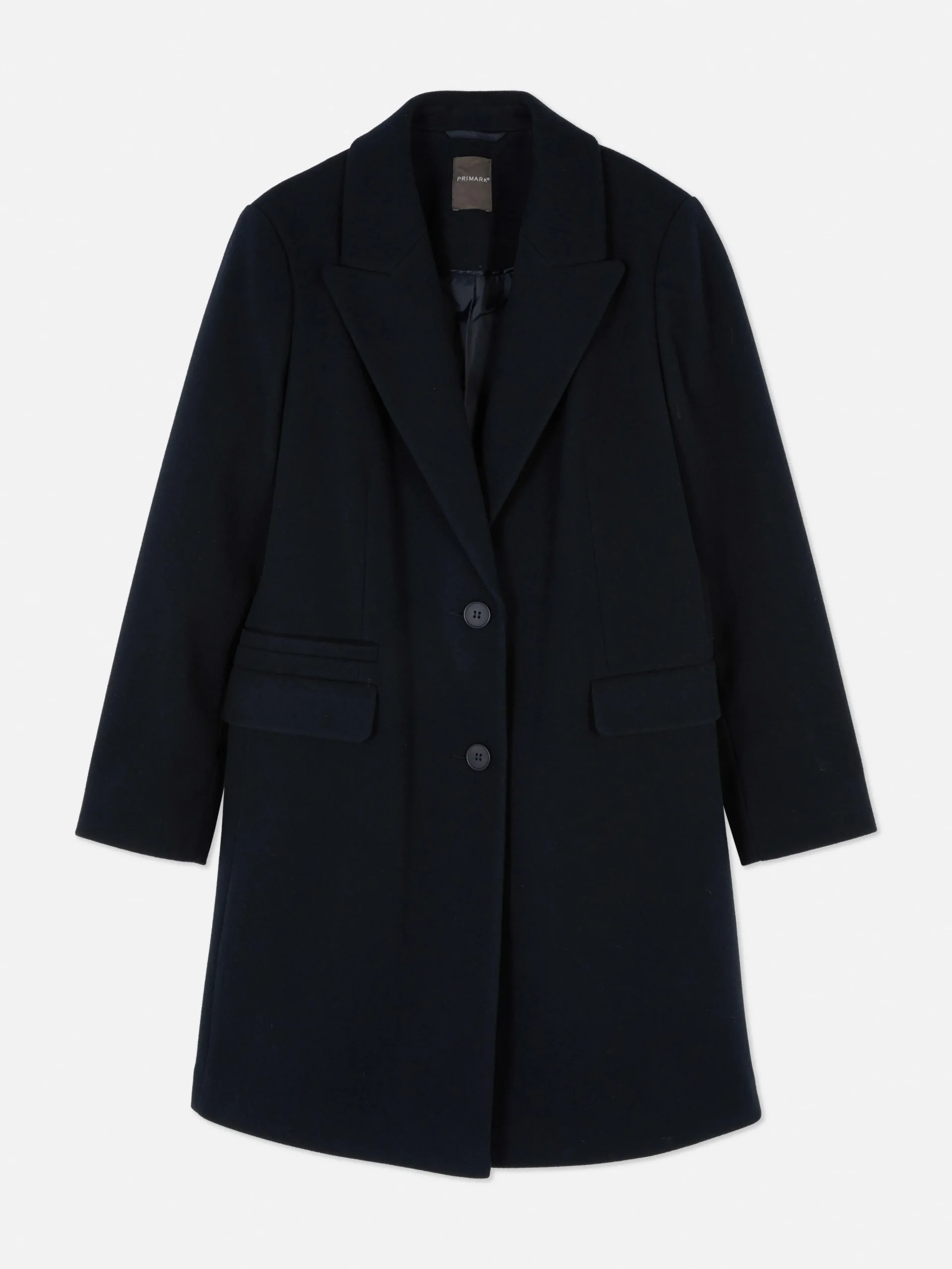 Single-Breasted Overcoat|Primark Hot