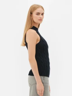 Sleeveless Cable Knit Tank|Primark Discount