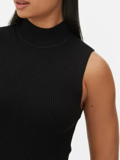 Sleeveless Midi Knit Dress|Primark Sale