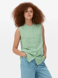Sleeveless Tunic Blouse|Primark Online