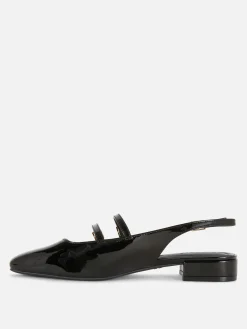 Slingback Double Strap Mary Janes|Primark Outlet