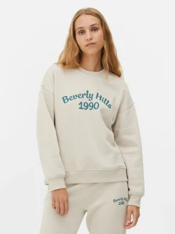 Slogan Crew Neck Sweatshirt|Primark Hot