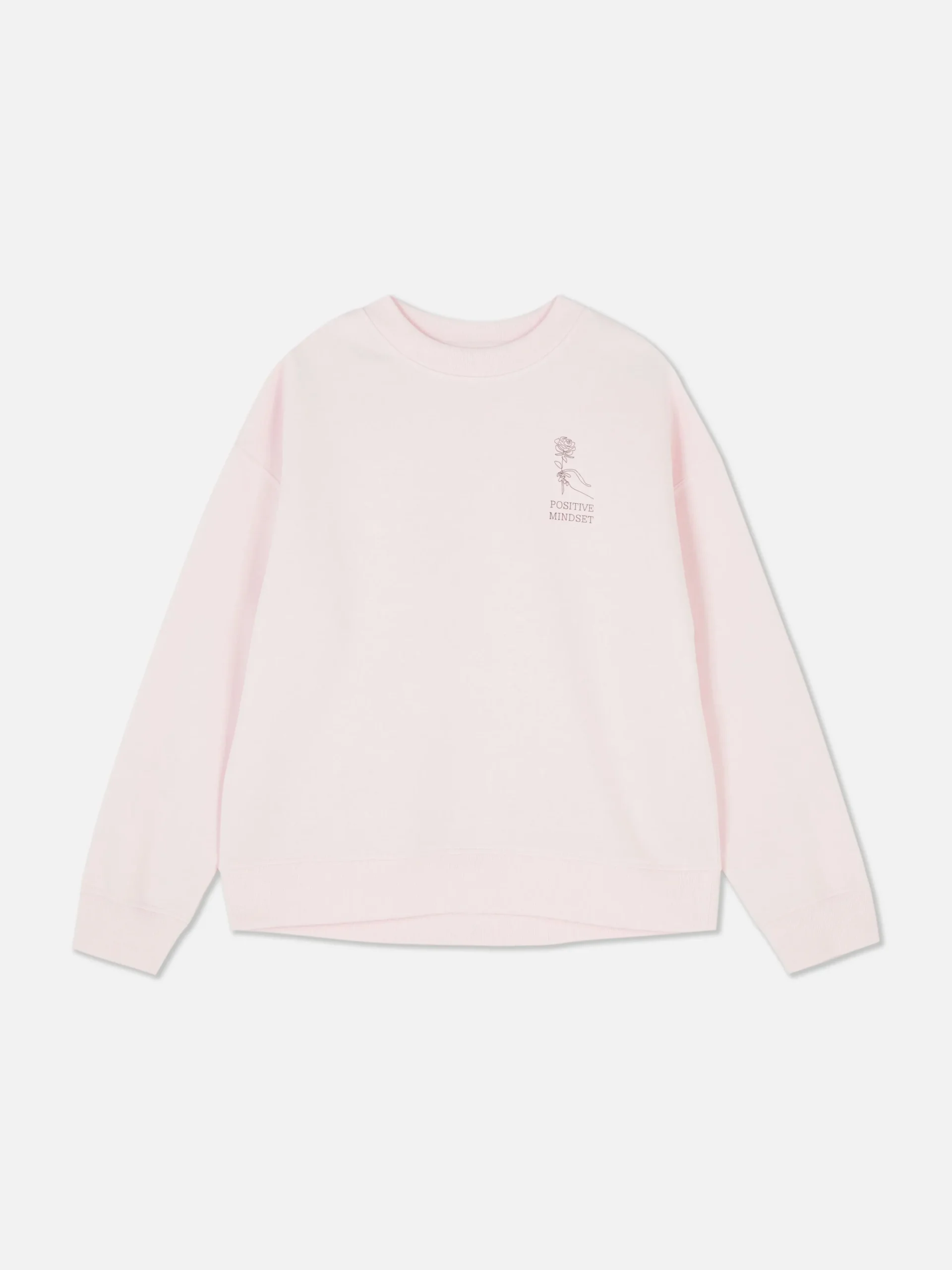 Slogan Crew Neck Sweatshirt|Primark Clearance