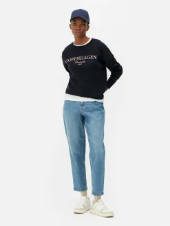 Slogan Sweatshirt|Primark New