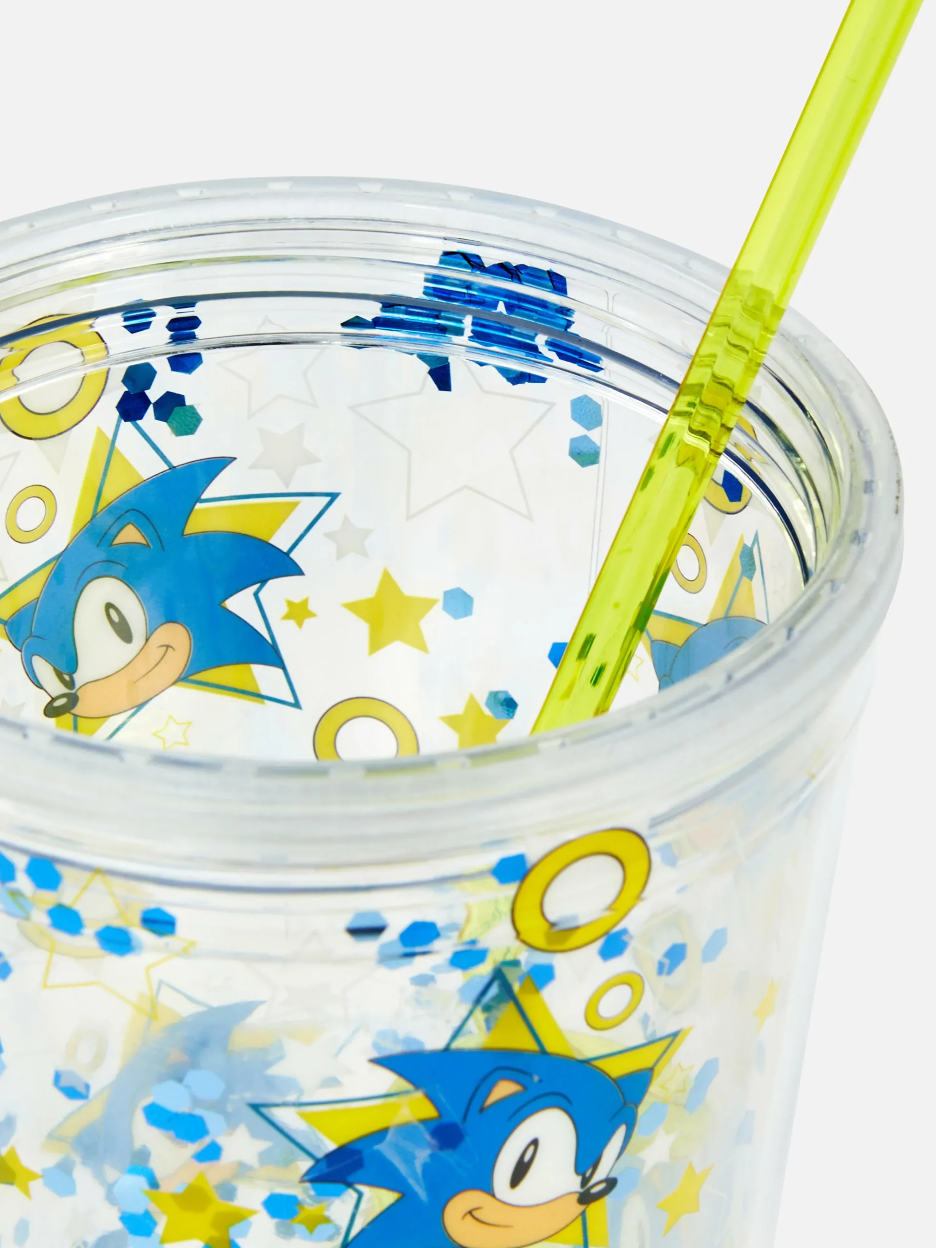 Sonic The Hedgehog Glitter Travel Cup|Primark Outlet