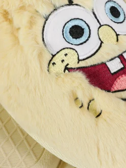 SpongeBob SquarePants Fluffy Slippers|Primark Clearance