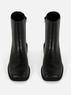 Square Toe Ankle Boots|Primark Outlet