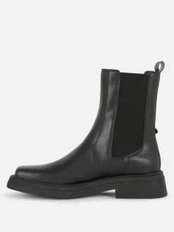 Square Toe Faux Leather Chelsea Boots|Primark Discount