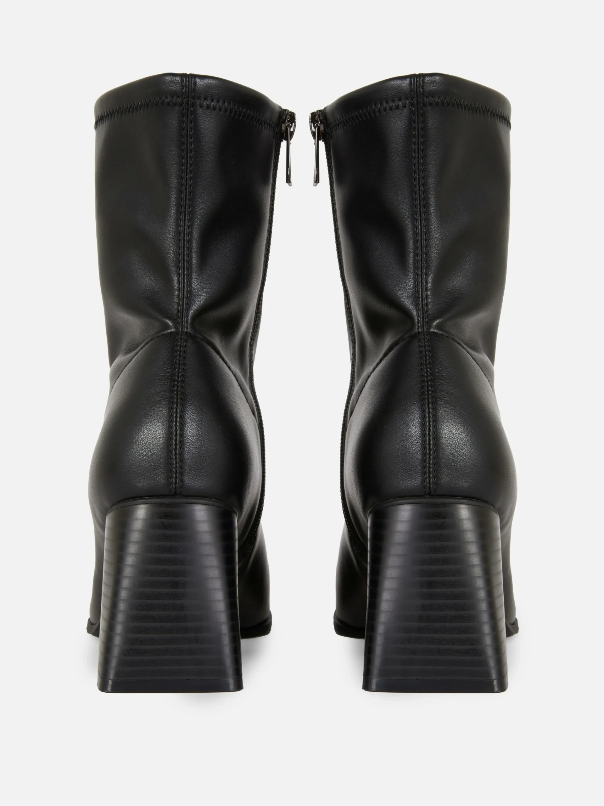 Square Toe Stretch Ankle Boots|Primark Clearance