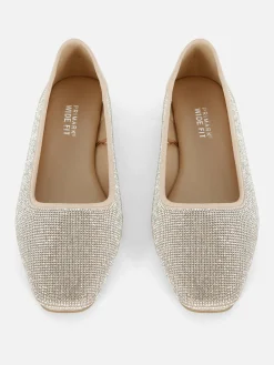 Square Toe Studded Slip-Ons|Primark Discount