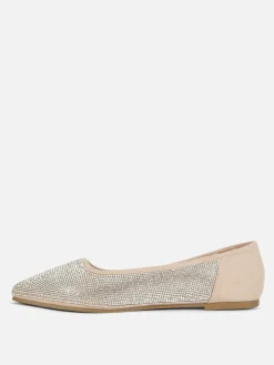 Square Toe Studded Slip-Ons|Primark Discount