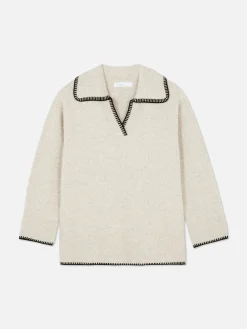 Stitch Collar Sweater|Primark Sale