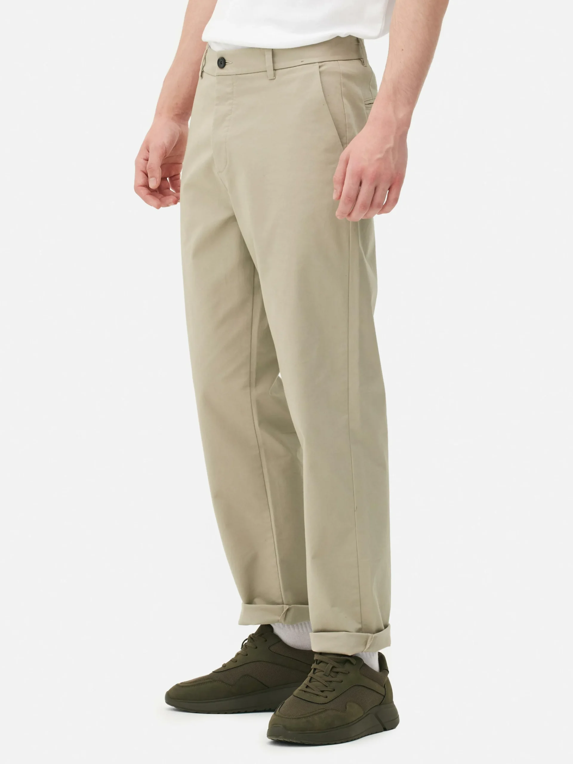 Straight Fit Chinos|Primark Hot