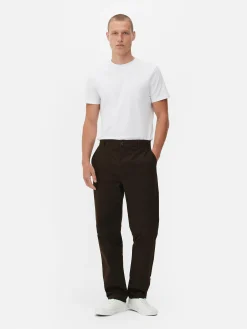 Straight Leg Stretch Chinos|Primark Hot