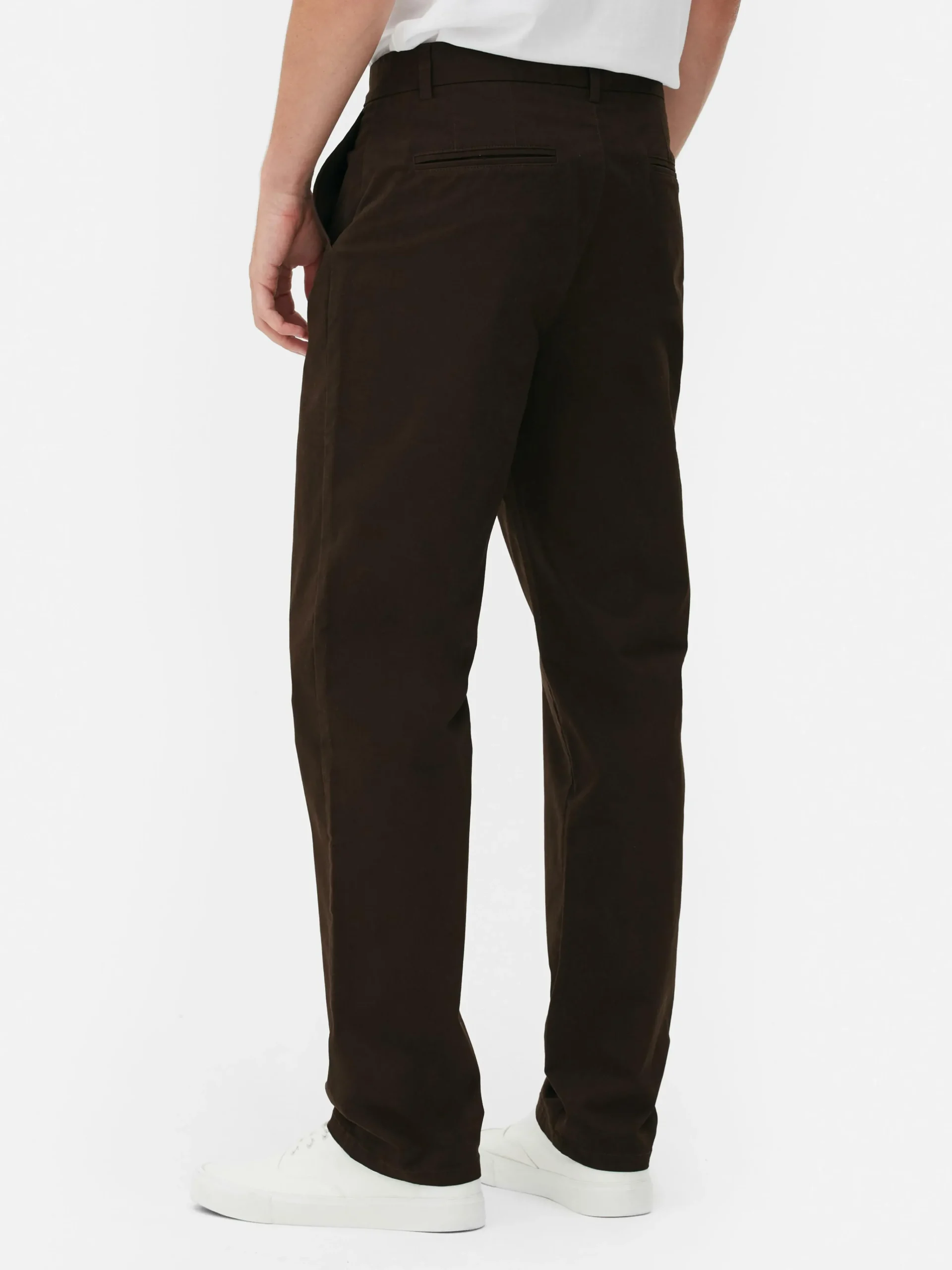 Straight Leg Stretch Chinos|Primark Hot