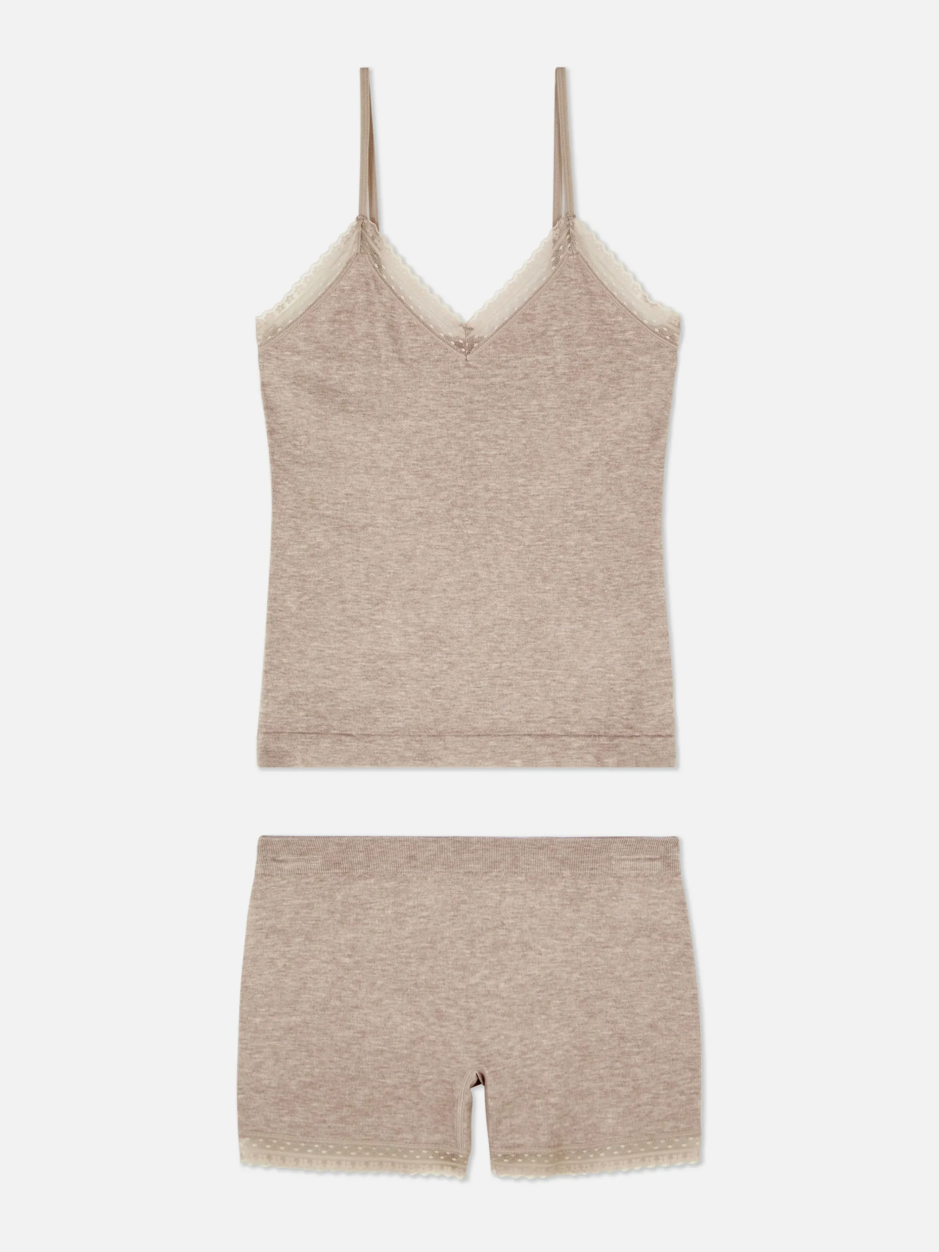 Stretch Cami And Shorts Pajama Set|Primark Online
