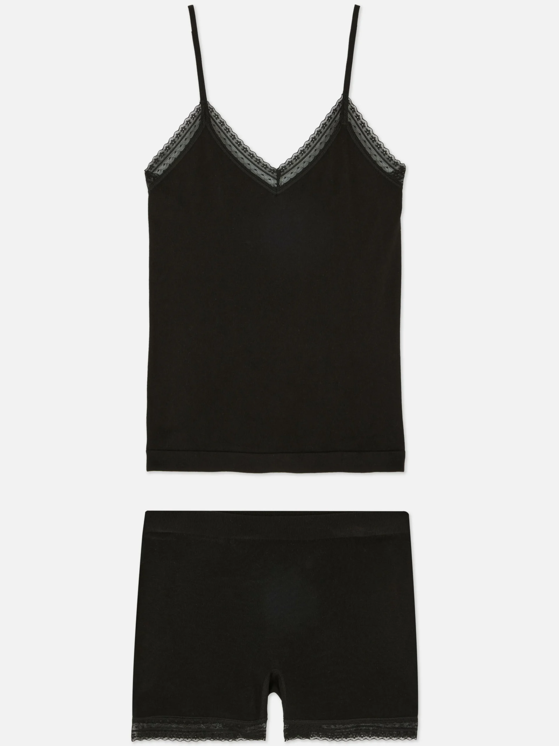Stretch Cami And Shorts Pajama Set|Primark