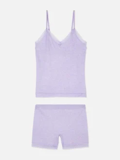 Stretch Cami And Shorts Pajama Set|Primark