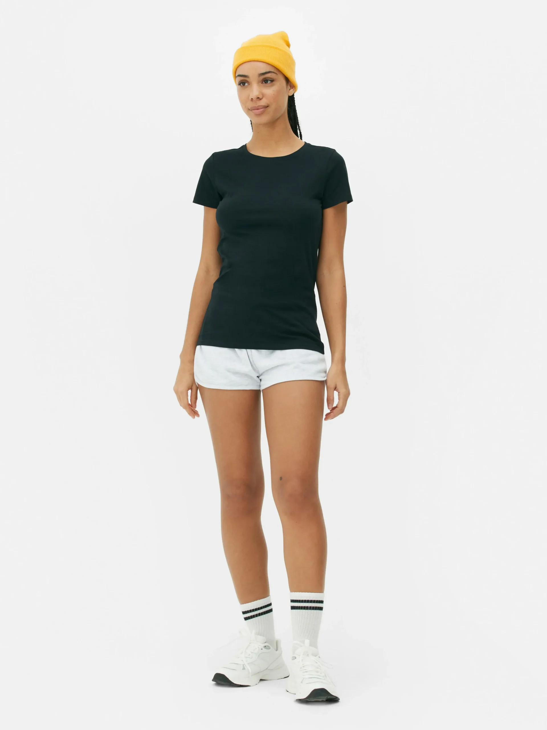 Stretch Crew Neck Essential T-Shirt|Primark Clearance