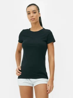 Stretch Crew Neck Essential T-Shirt|Primark Clearance
