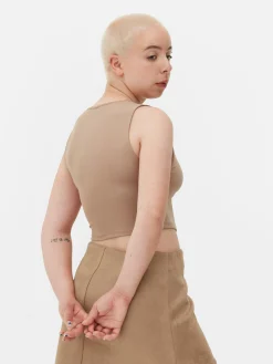 Stretch Cropped Racerback k|Primark Best