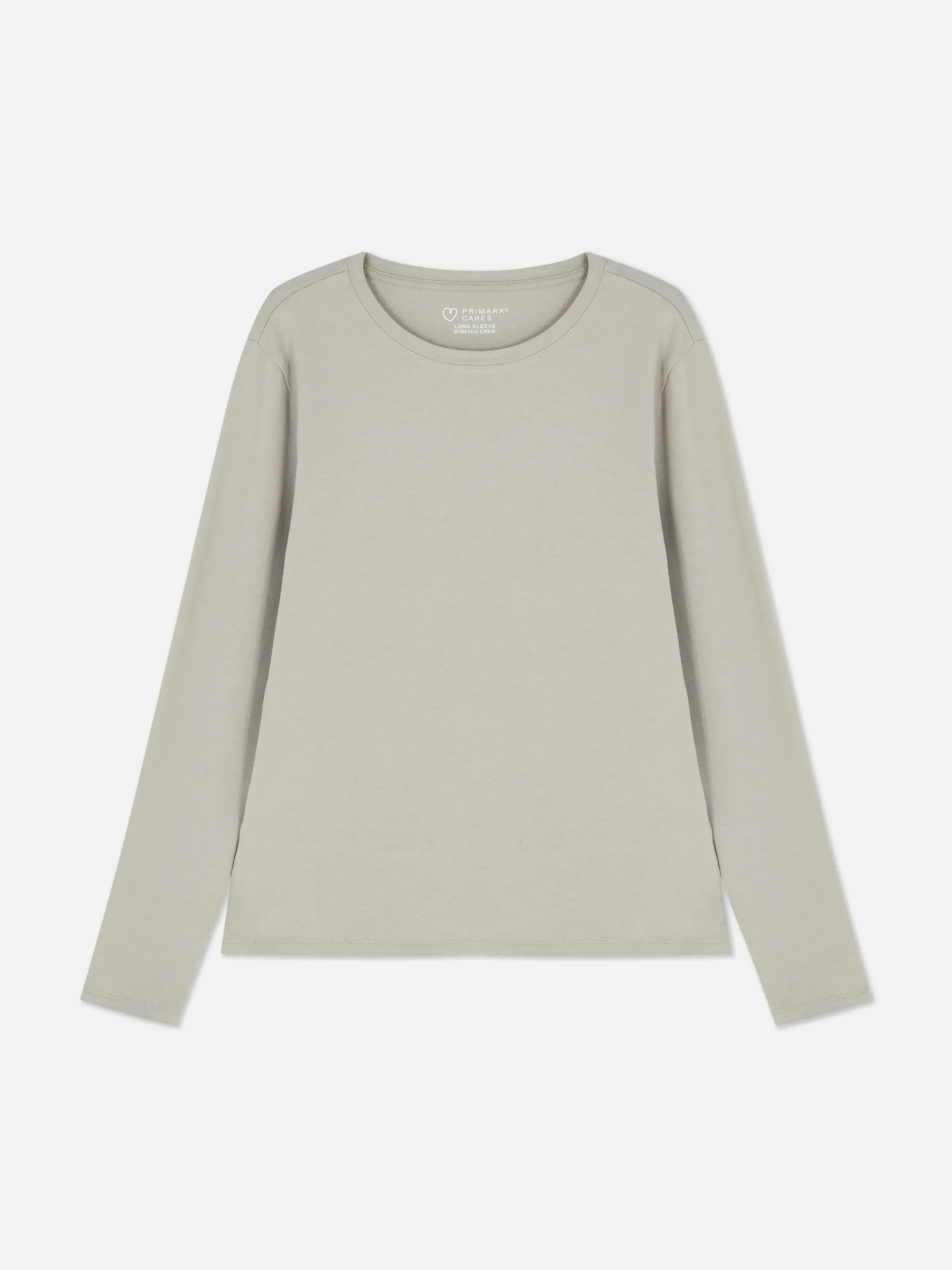 Stretch Jersey Long Sleeve Top|Primark Clearance
